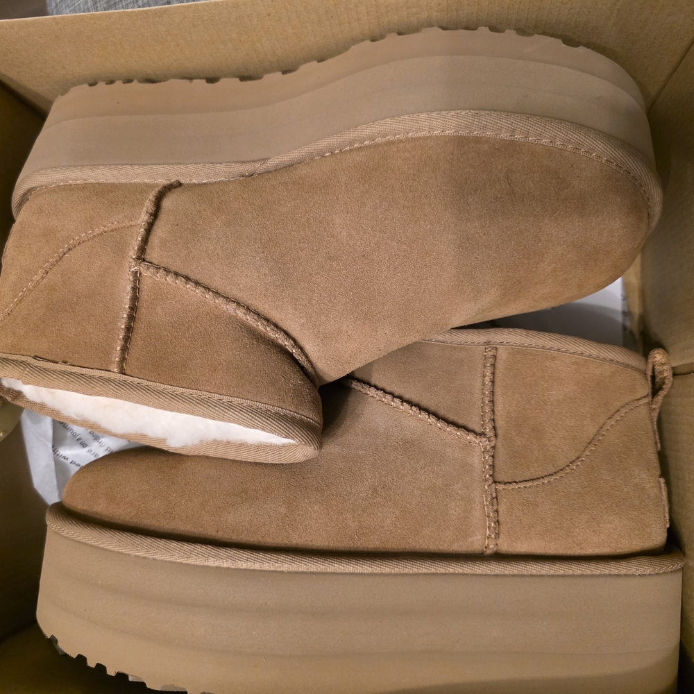 UGG Ultra Mini Platform-Chestnut Size 9 - Picture 4 of 5